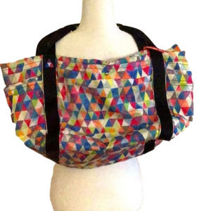 POKETO Geometric Colorful Duffle.
